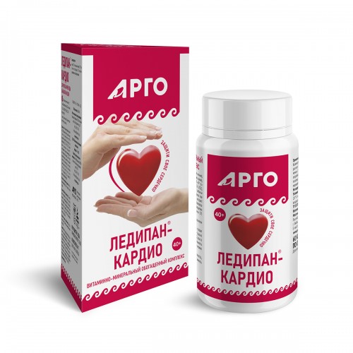 Купить Витаминно-минеральный обогащенный комплекс Ледипан-кардио, капсулы, 60 шт  г. Красноярск  