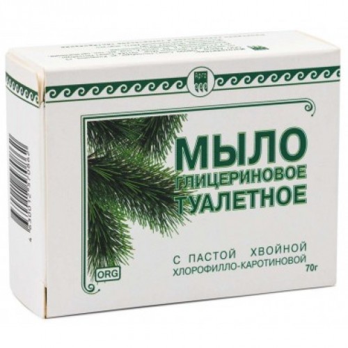 Купить Мыло туалетное глицериновое Фитолон с пастой хвойной хлорофилло-каротиновой  г. Красноярск  