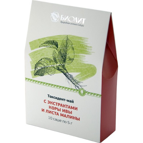 Токсидонт-май с экстрактами коры ивы и листа малины  г. Красноярск  